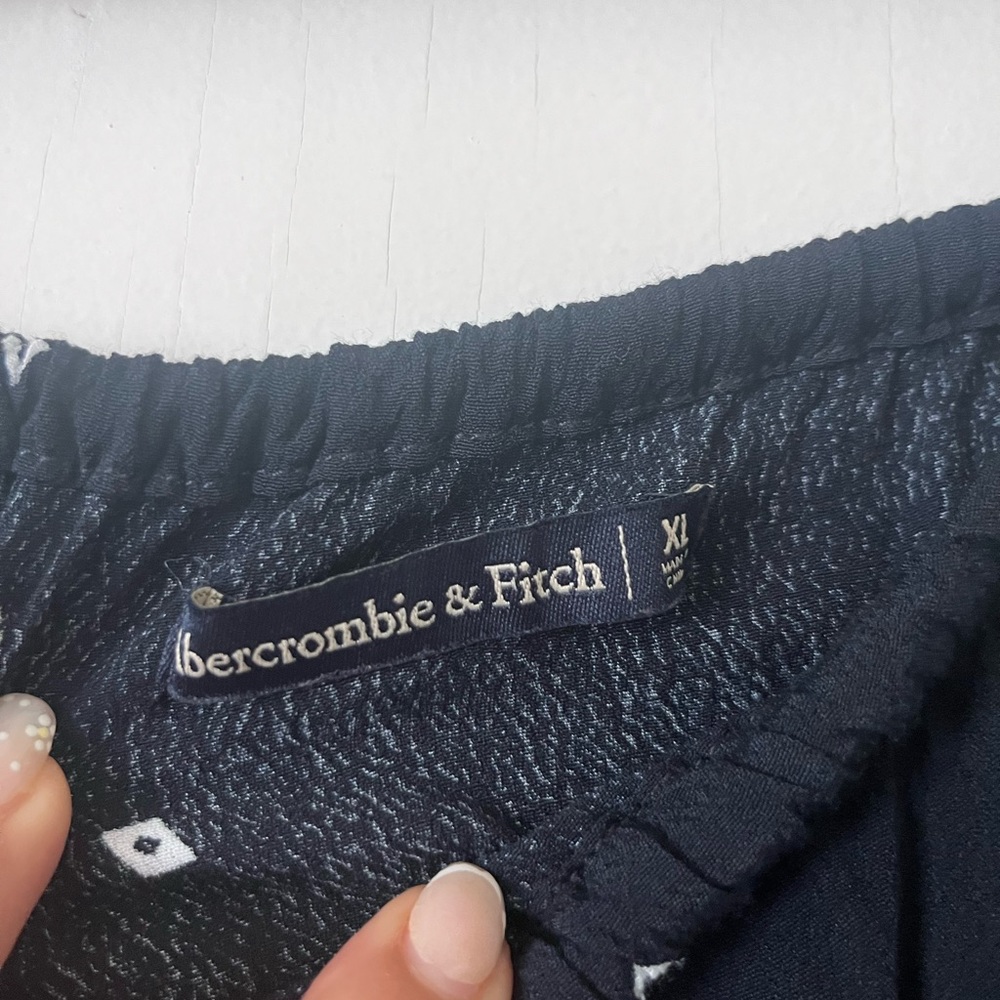 Abercrombie & Fitch Navy Strapless Romper - Picture 5 of 6